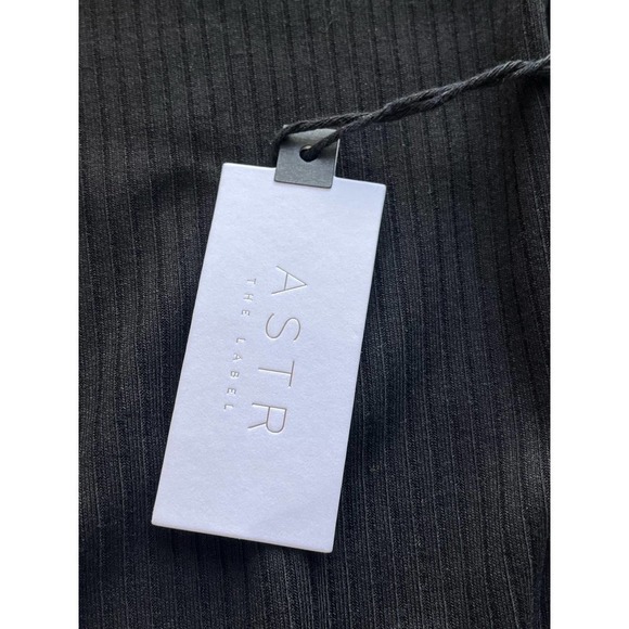 ASTR THE LABEL Black Ribbed Tribeca Off the Shoulder Bodysuit- Size Small- NWT - Picture 14 of 15